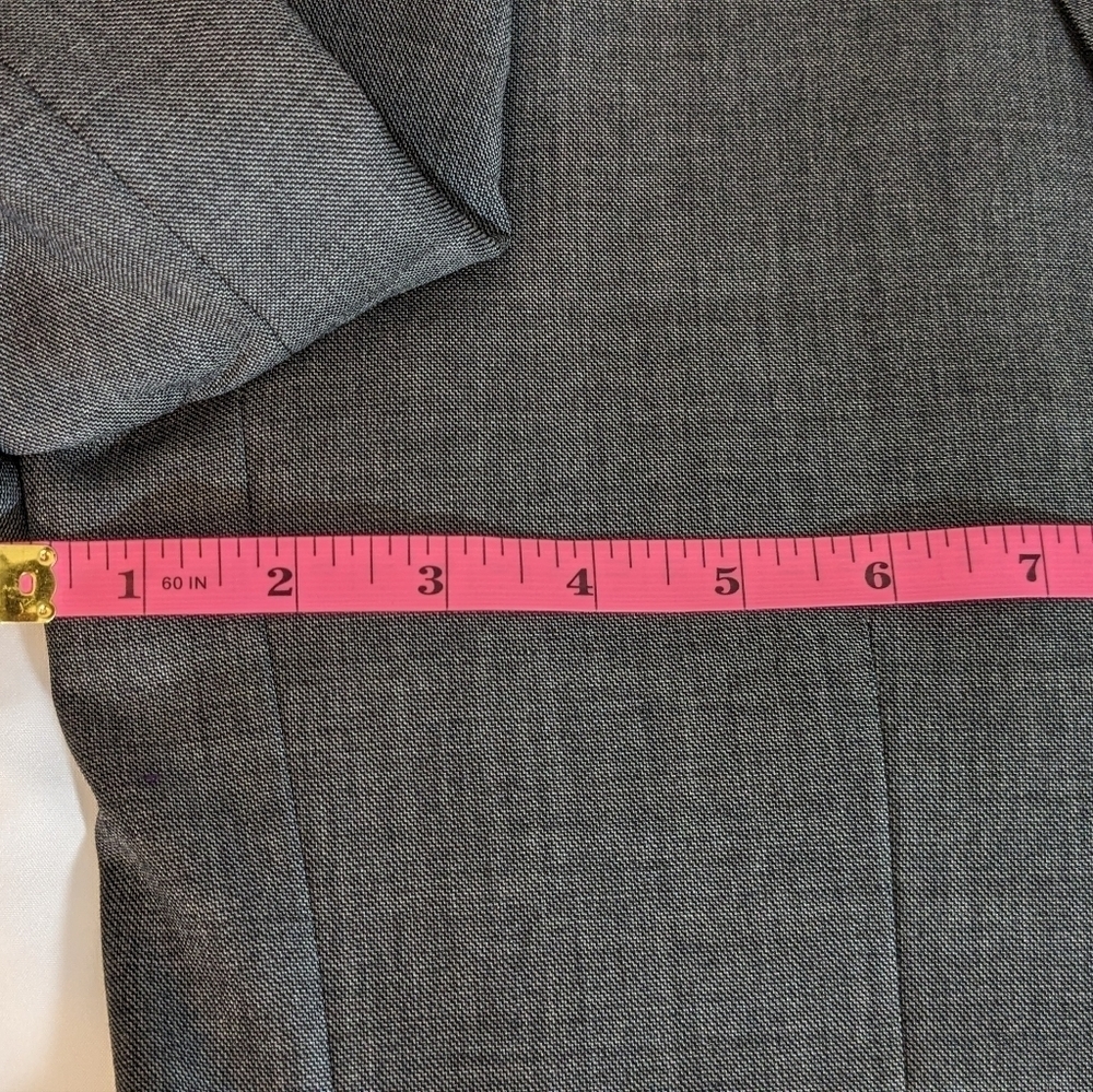 J. Crew N.Y. Ludlow Dark Grey Italian Wool Blazer Size 40R - Picture 11 of 16